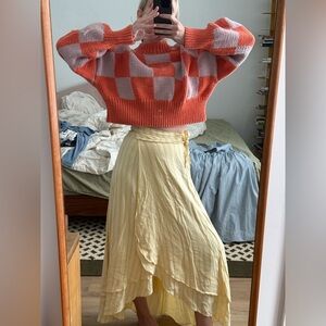 Christy Dawn James Skirt, Buttercup Stripe, XS